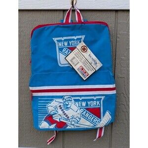 NWT Vintage New York Rangers NHL Backpack Hockey ADS Sports Blue Red
